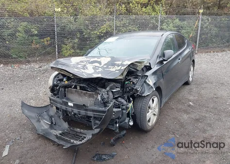 2013 Hyundai Elantra Gls from USA, damaged, VIN KMHDH4AE5DU649122